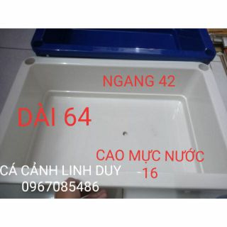 KHAY TẦNG KHOAN LỖ  SẴN  30LÍT KHÍCH THƯỚC ( 64x42x16CM )