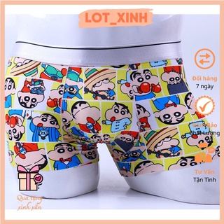 Quần sịp BOXER quần lót nam thun lạnh Hoạt Hình cao cấp siêu nhẹ