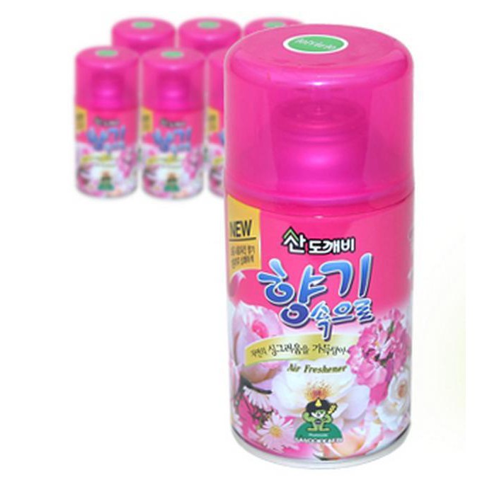 [Combo] Máy xịt phòng tự động cảm biến ánh sáng + 1 chai nước hoa xịt phòng cao cấp Sandokkaebi 300ml