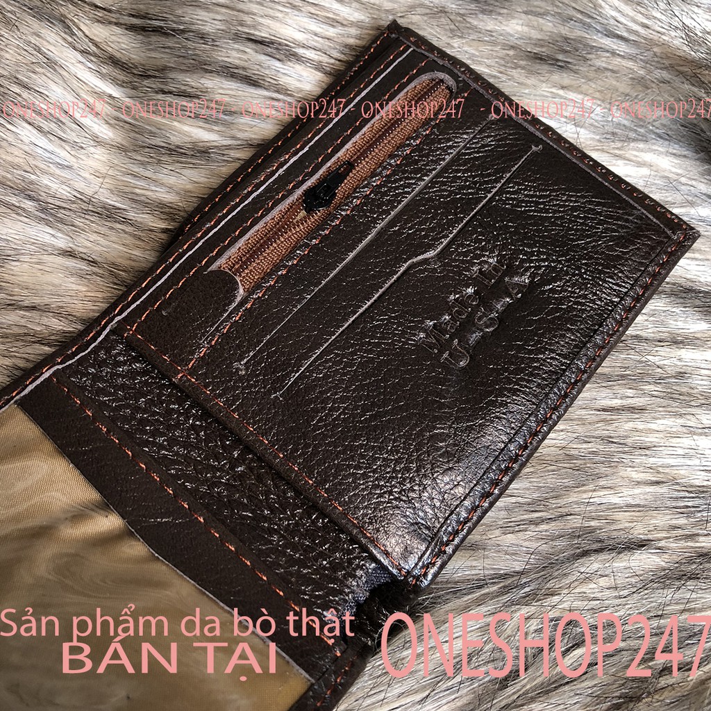 Bóp nam chuẩn đẹp xịn xò A159V, ví  nam, ví da bò thật 100%