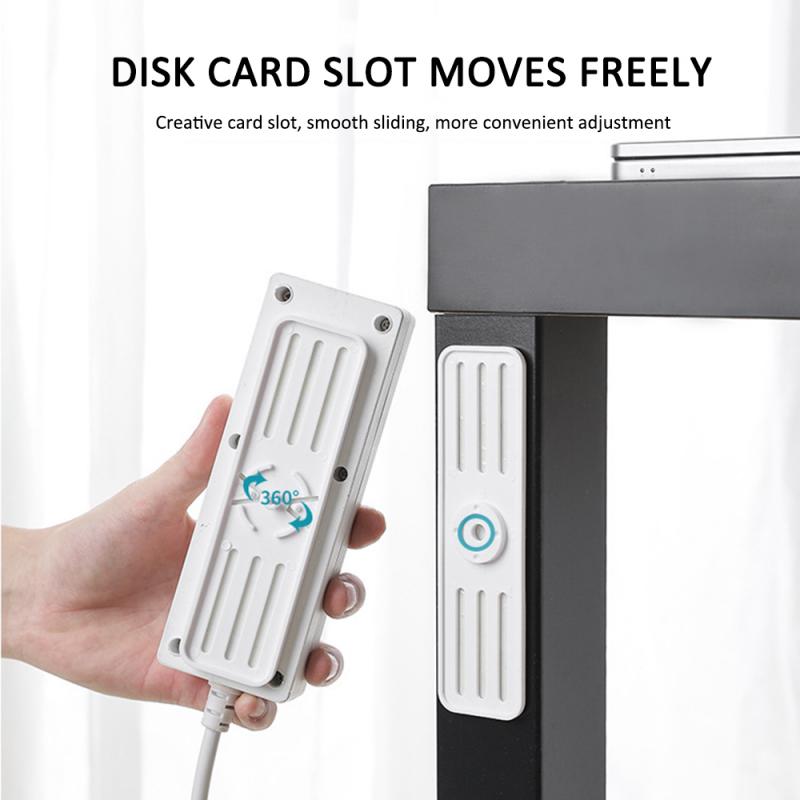POWER Kẹp Giữ Dây Cáp Gắn Tường Xoay 360 Độ Tiện Dụng