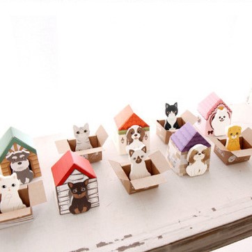 Set 30 Tấm Giấy Ghi Chú Họa Tiết Mèo Dễ Thương