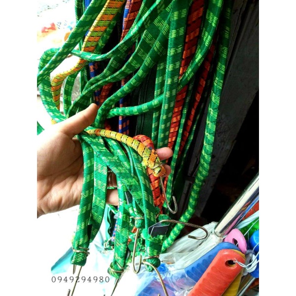 Dây Ràng Hàng - Dây Buộc Hàng - Dây Băng Hàng Chở Đổ Xe Máy Dài 1.5M-2M Loại Dày - Dây Thun Ràng Tăng Chỉnh Chịu Tải