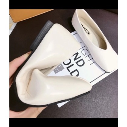 (Kèm ảnh thật) CÓ SẴN Giày búp bê mũi vuông, Giày bệt vintage | BigBuy360 - bigbuy360.vn