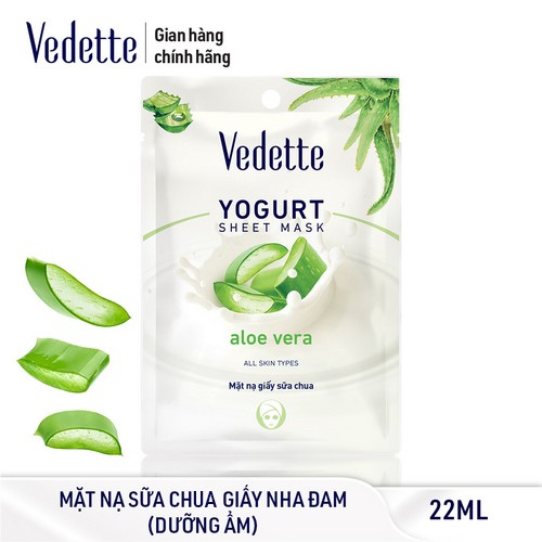 Combo 12 Mặt Nạ Giấy Vedette Dưỡng Ẩm Mịn Màng