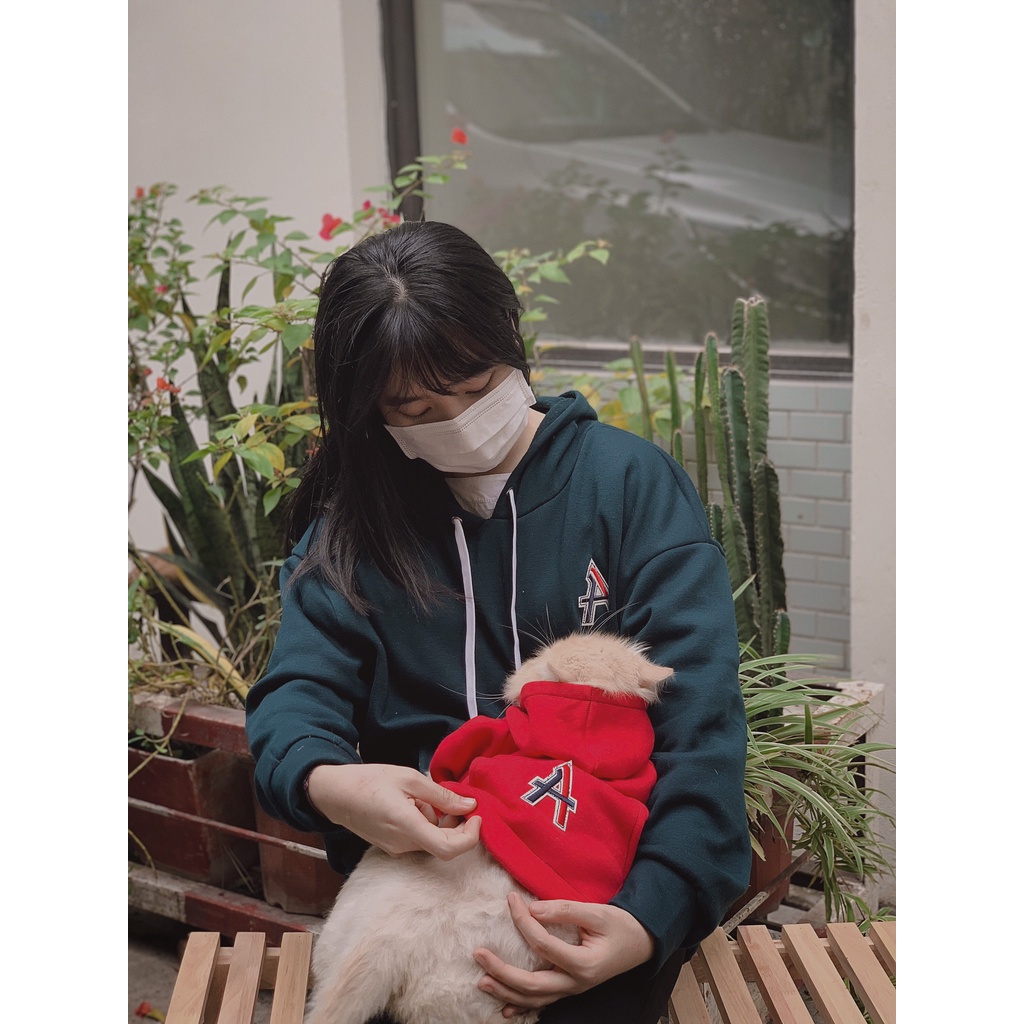 [ Must-try]Áo đôi hoodie Sen-Boss phiên bản Tết và Giáng sinh chất liệu nỉ bông cao cấp