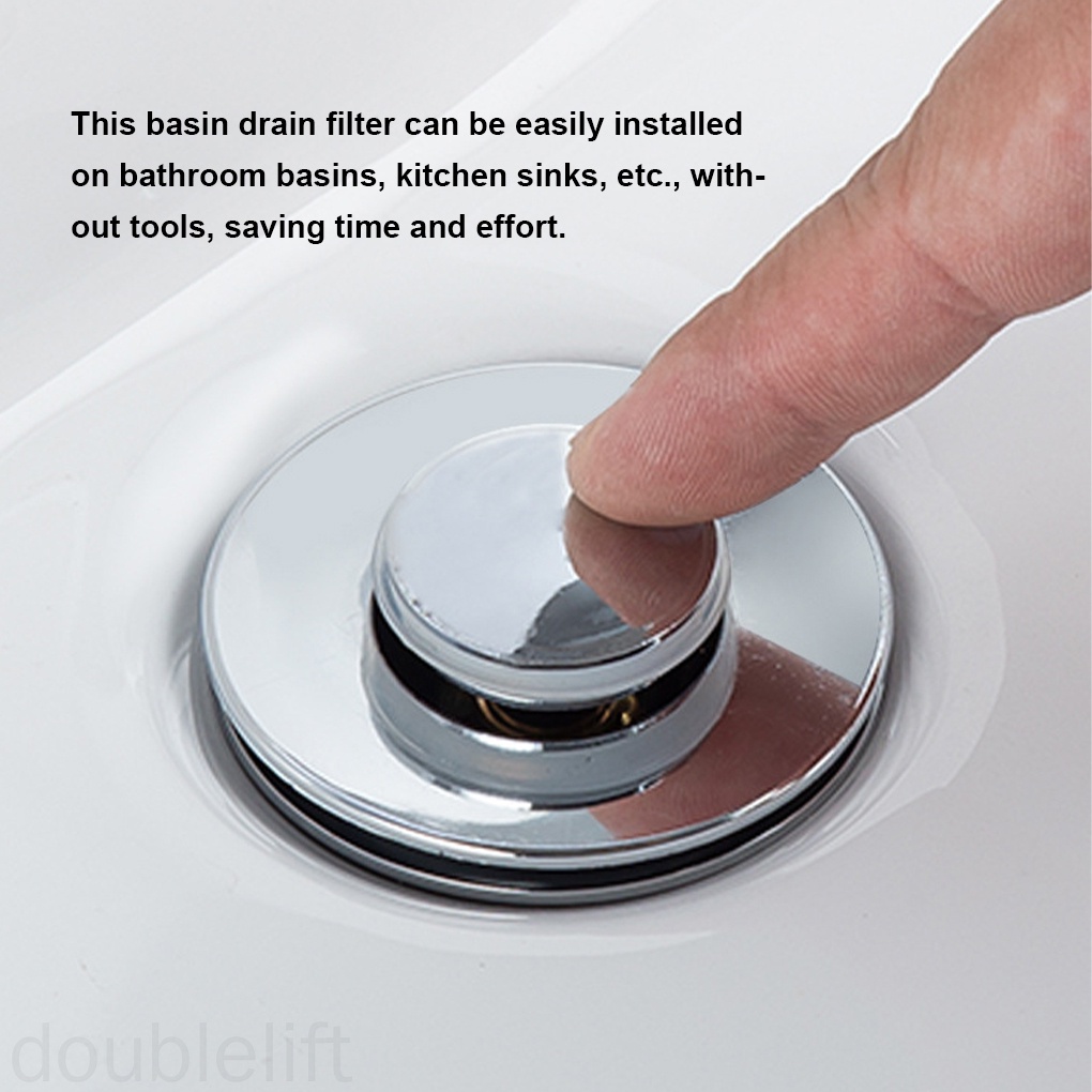 Nắp Lọc Rác Bồn Rửa Chén / Phòng Tắm Bằng Nhựa Chống Tắc Nghẽn Tiện Dụng Cho Nhà Bếp