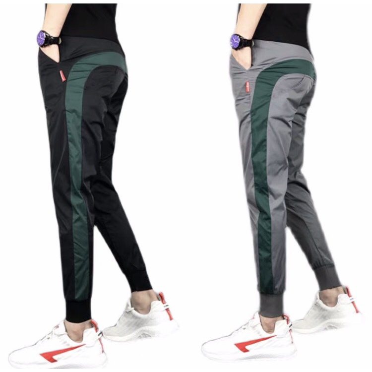 Quần jogger kaki nam form đứng túi chéo