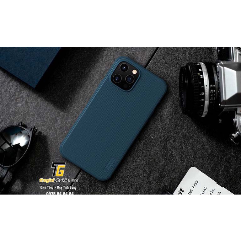 Ốp lưng nhựa cứng Nillkin sần dành cho iPhone 12, 12 Pro, 12 Pro Max