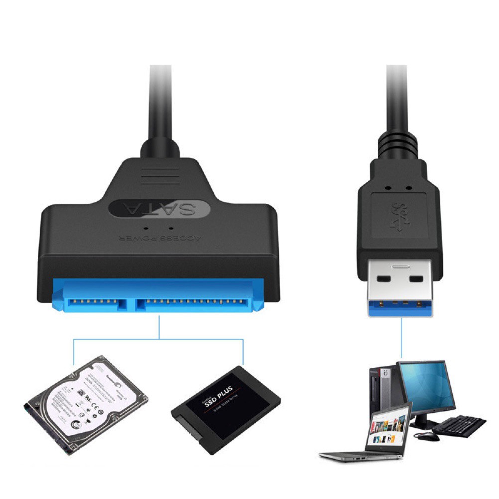 Dây Cáp Chuyển Đổi Usb 3.0 Sang 2.5 Inch Sata Cho Ổ Cứng Ssd