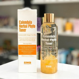 Nước hoa Cúc ❤️CHINH HÃNG❤️ SNO Calendula Herbal Phyto Toner 200ml - Hàn Quốc