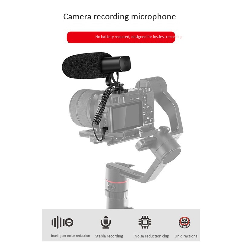 Micro Phỏng Vấn Chuyên Nghiệp Giảm Tiếng Ồn Cho Sony Nikon Canon Fuji DSLRs