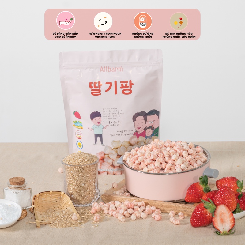 Bỏng Gạo Hữu Cơ ALLBARM - Dành cho trẻ từ 6 tháng tuổi - FORBEE