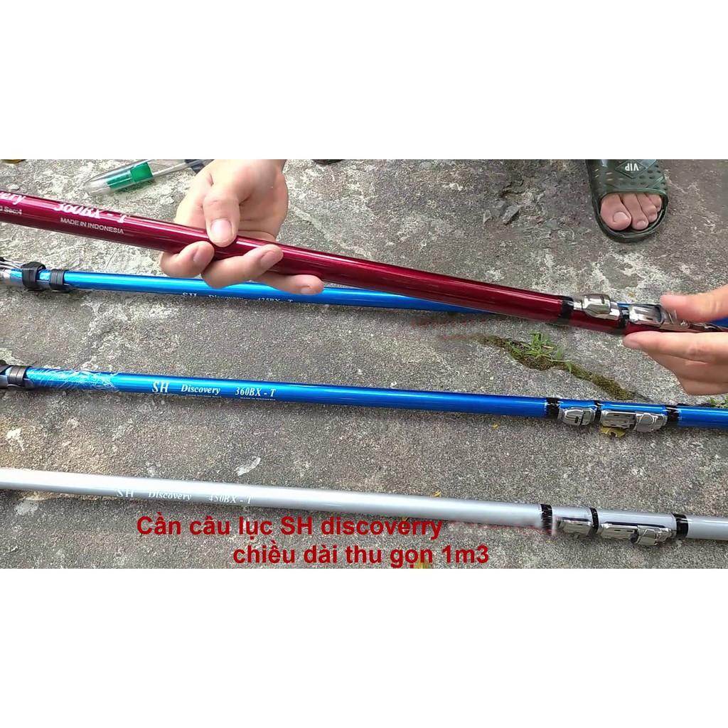 Cần Câu Lục SH Discovery BXT 3m6-4m5 Tải cá 10kg CC32 đồ câu cá hàng hót giá rẻ