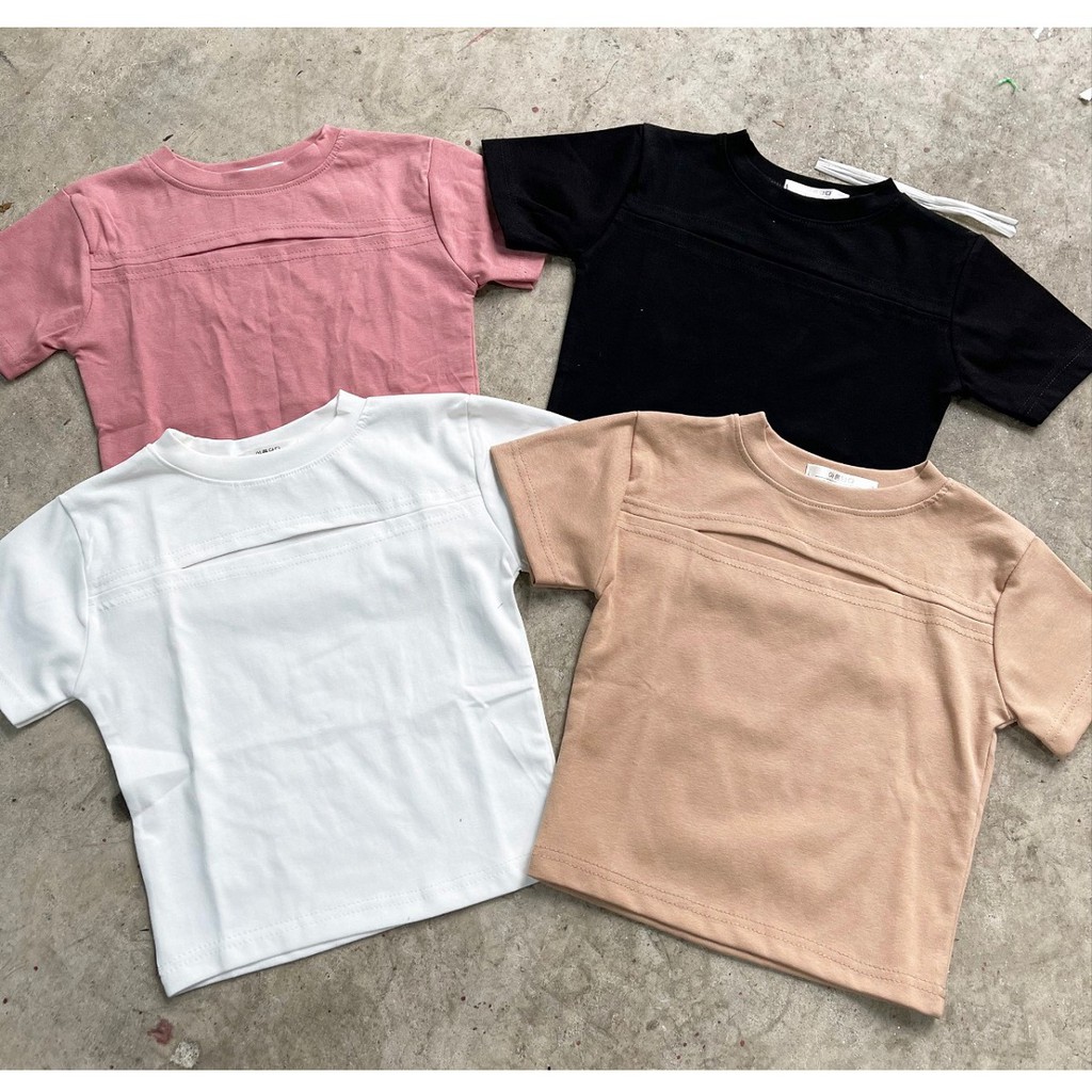 [Mã WASKT304 giảm 15% tối đa 30K đơn 99K] Áo thun croptop cổ tròn khoét ngực A1720 SUSTORE | BigBuy360 - bigbuy360.vn