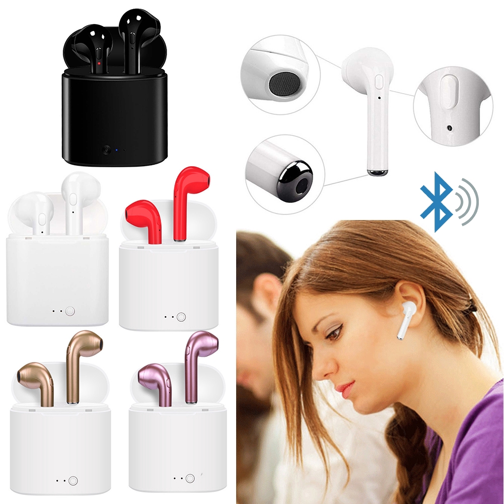 Tai nghe không dây bluetooth 5.0 I7s TWS dành cho iPhone Android Samsung | BigBuy360 - bigbuy360.vn