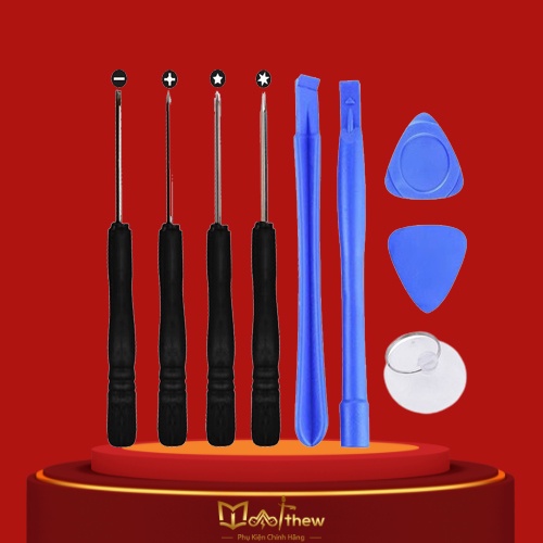 Bộ tua vít tháo lắp điện thoại, dùng để sửa chữa, thay thế pin, màn hình cho iPhone, iPad, có tuavit 3 cạnh, hàng xịn
