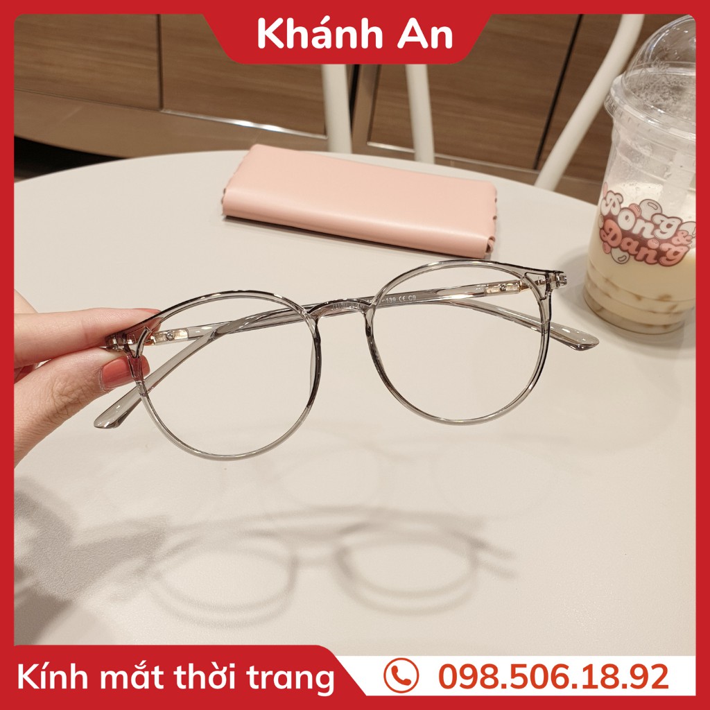 [Sản phẩm +video chi tiết] Gọng dẻo mã 513 - Kính cận gọng kính dẻo, kính gọng nữ mắt tròn