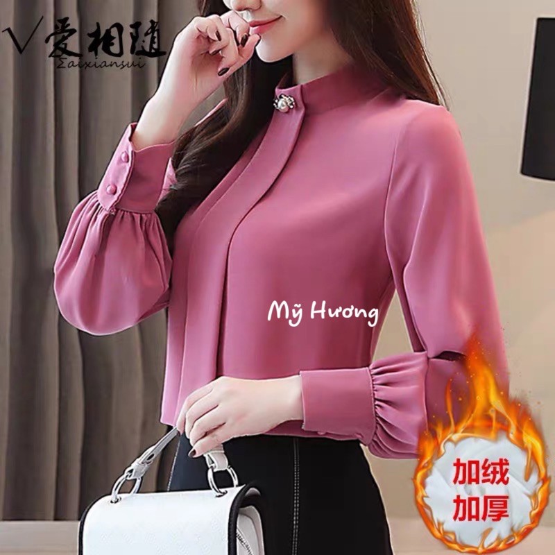 Áo croptop nhún ngực tay phồng cực xinh