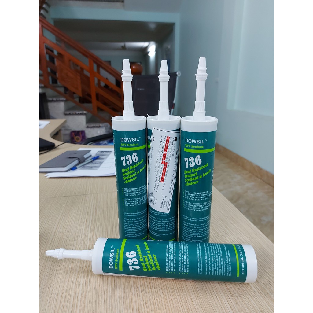 Keo dowsil 736, keo dow corning RTV 736, keo 736 mới nhất