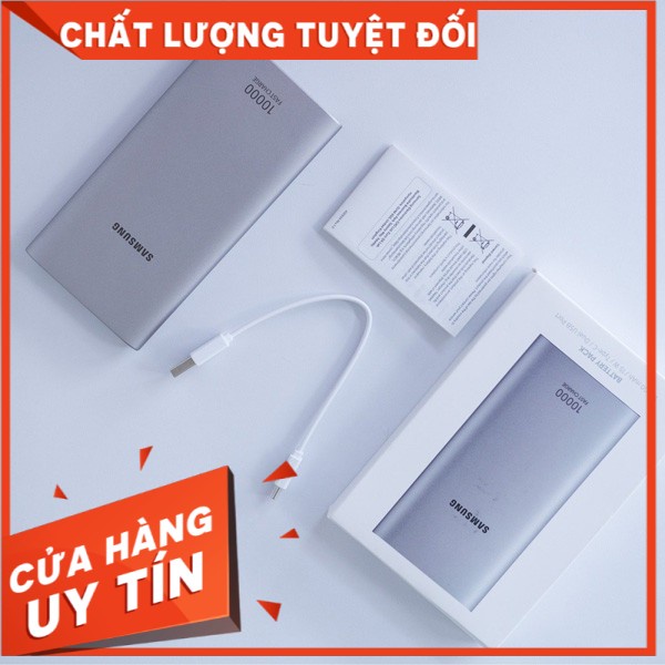 Pin Sạc Dự Phòng Samsung EB-P1100 10000mAh Hỗ Trợ Sạc Nhanh QC 2.0 - Hàng Chính Hãng