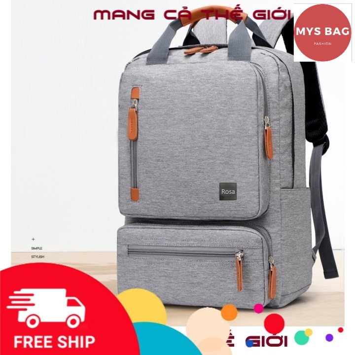 Túi đeo chéo nam Balo Nam nữ thời trang đựng vừa laptop 15.6 kiểu dáng mới Mys Bag