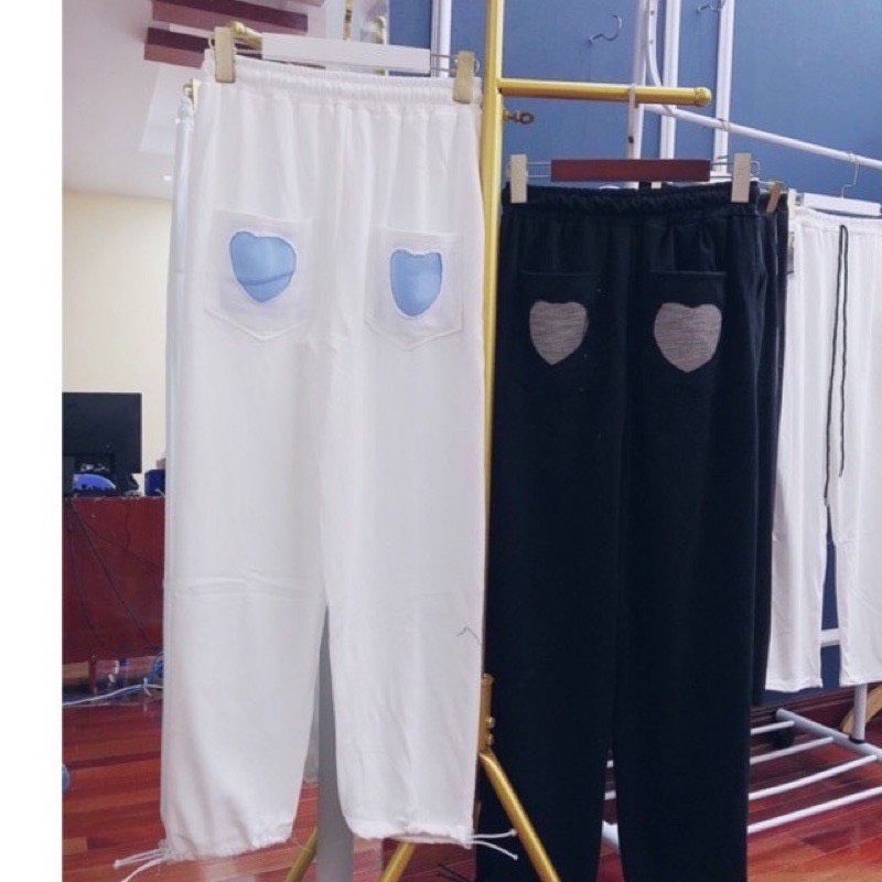 Quần Bom Tim - Quần Nỉ Bo Gấu  Cá Tính - Thời Trang Nữ ( Kèm Video Thật 100%)