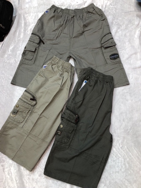 Quần kaki lưng thun túi hợp