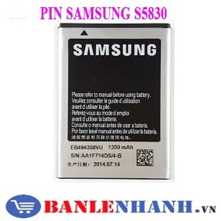 Pin samsung s5830