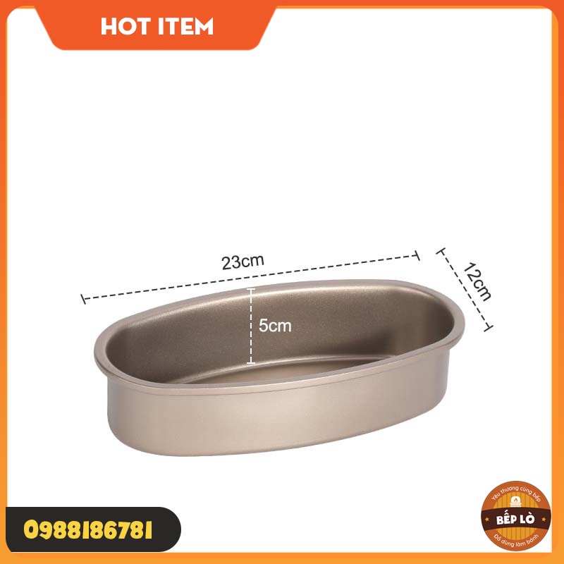 Khuôn oval chống dính  nướng bánh mì hoa cúc, bông lan phô mai bằng thép carbon HÀNG MỚI VỀ