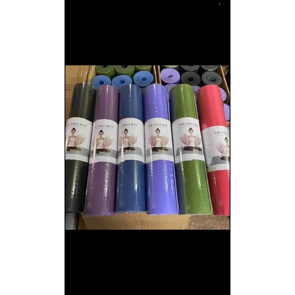 Thảm Tập Yoga TPE 2 Lớp 6mm Siêu Bền