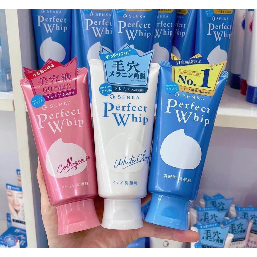 (HÀNG CHÍNH HÃNG) Sữa Rửa Mặt Senka Perfect Whip 120g - Nhật Bản
