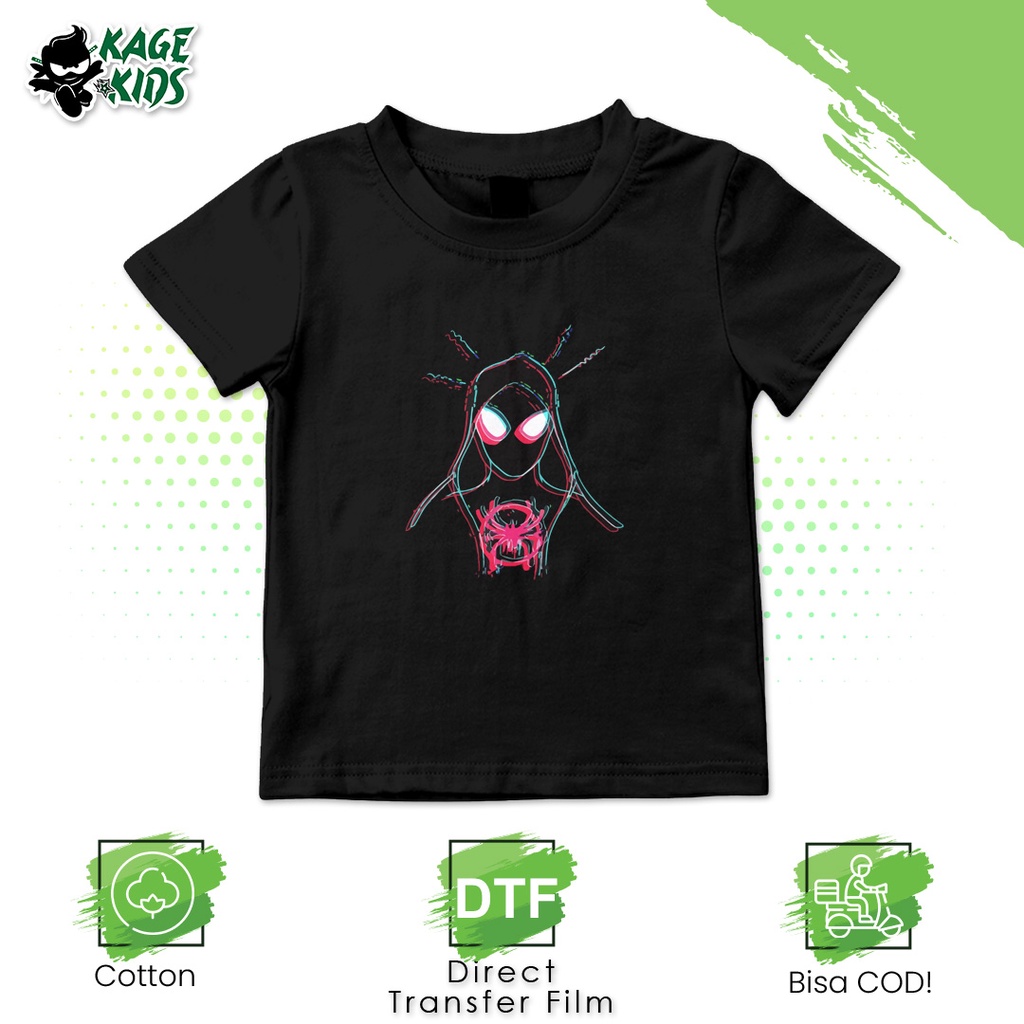 Áo Thun Tay Ngắn Cổ Tròn In Hình Spiderman MILES MORALES Distro 30s Cao Cấp Cho Nam Nữ Áo Thun Tay Ngắn / Áo Thun Jumbo Cơ Bản Dành Cho Nam Nữ