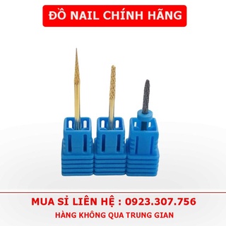 Đầu Mài Khoé Kim Loại Màu Vàng , Chổi Phủi , Mài Gầm , Cuticel