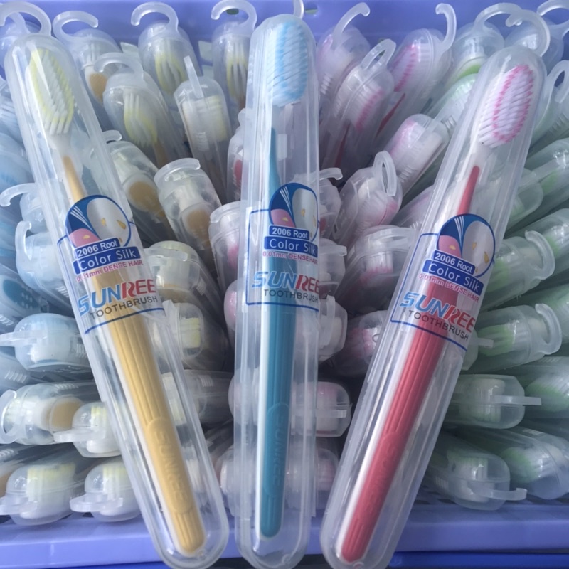 Bàn Chải Đánh Răng Thái Lan Sunree | Có Hộp Đựng