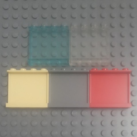 Đồ Chơi Chính Hãng Panel 1 x 4 x 3 with Side Supports - Hollow Studs