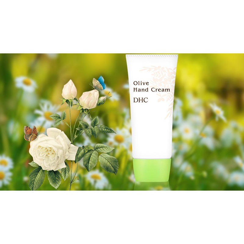 [Giá tốt] Kem dưỡng da tay DHC Olive Hand Cream 55g Nhật Bản