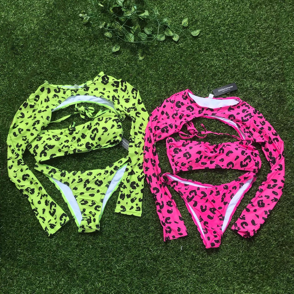 bikini da báo nổi bật có tay(viper lust)