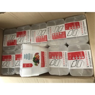 [ XẢ KHO] Hộp nhựa chữ nhật đựng thức ăn, hộp nhựa đựng thực phẩm 1000 ml - Set 50c