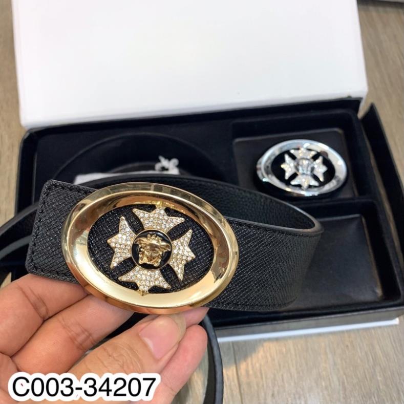 [Sẵn Hàng] Thắt Lưng 2 Mặt Full Box Cho Nam - Dây Lưng PP 2 Mặt Cao Cấp