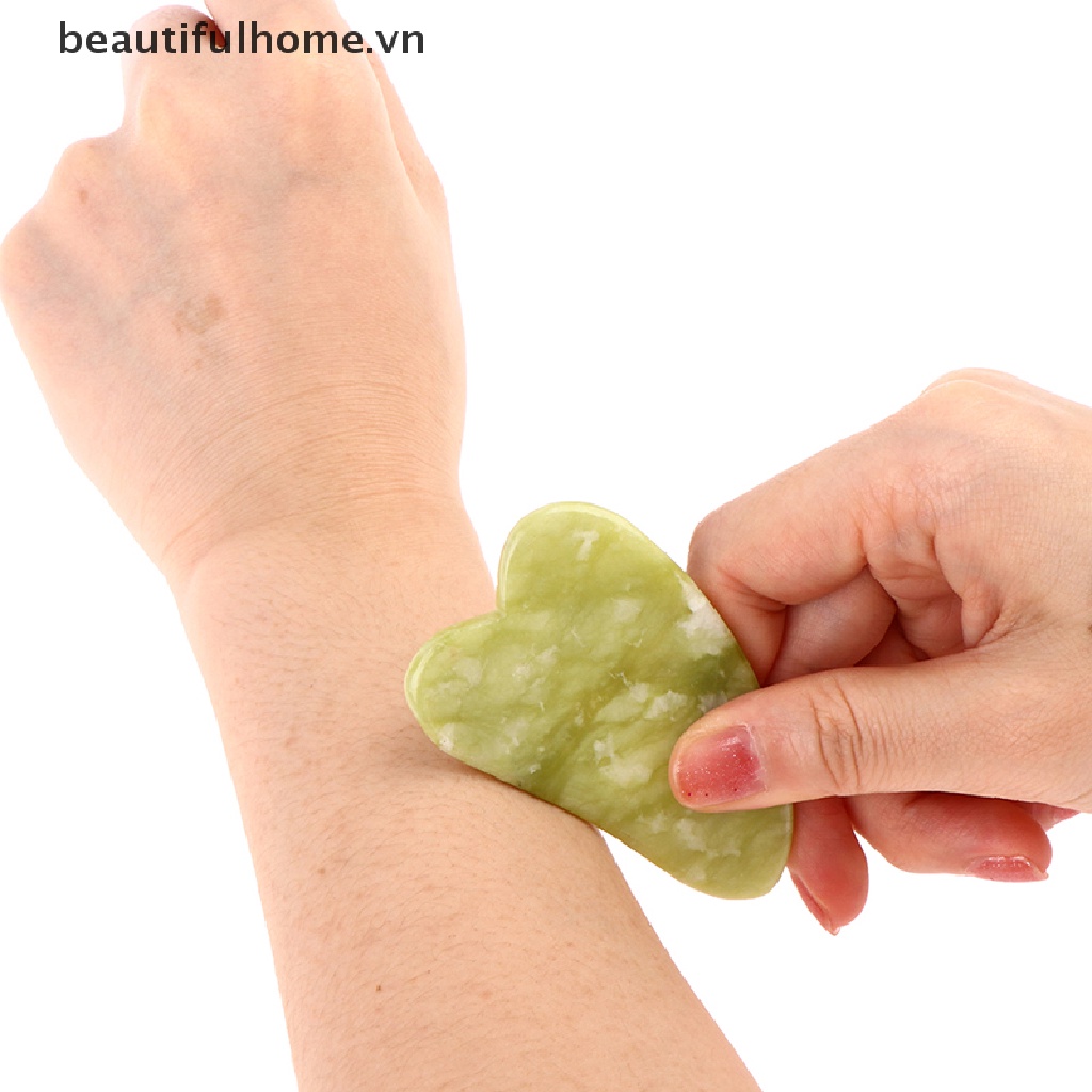 (Hàng Mới Về) Bộ 2 Cây Lăn Đá Ngọc Bích Tự Nhiên Mát Xa