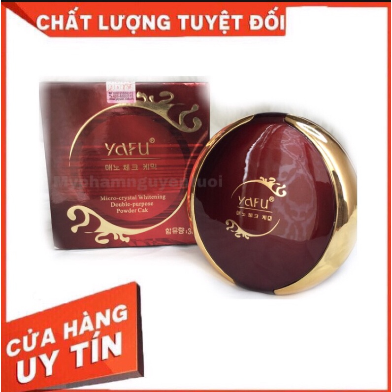 Phấn phủ  YaFu Micro- Crystal Whitening  siêu mịn che khuyết điểm 30g