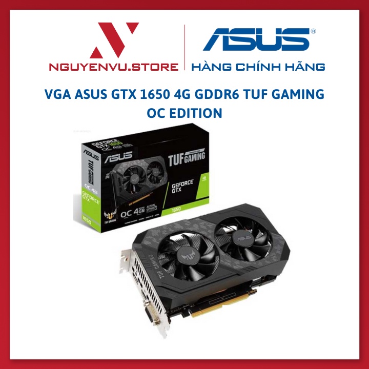 Card màn hình Asus TUF Gaming 1650 4G OC - Asus DUAL RTX 2060 6GB/O6G (OC) GDDR6 6G EVO - Hàng chính hãng