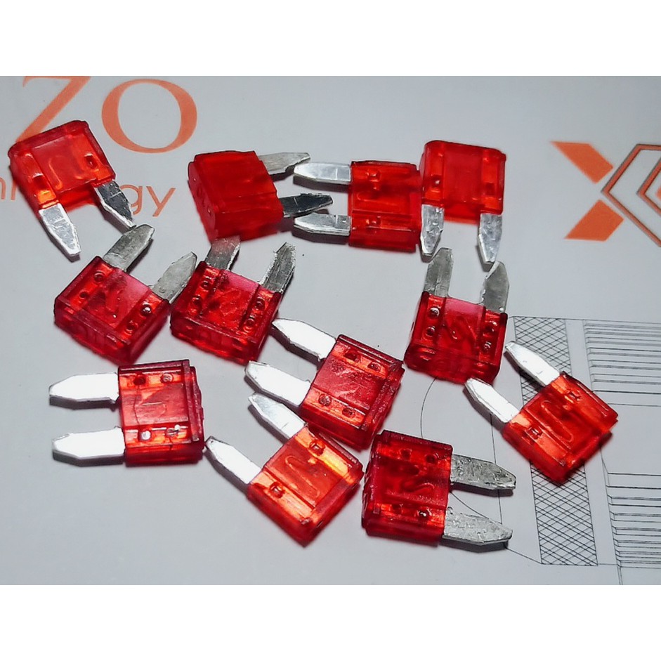 Cầu Chì Size NHỎ Xe Máy 5A, 7.5A, 10A, 15A, 20A, 25A, 30A, 35A, 40A