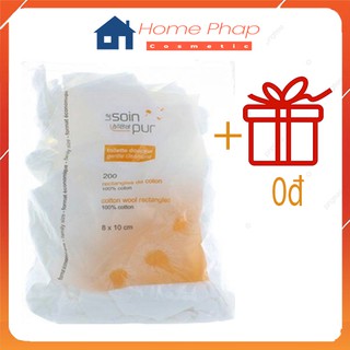 Bông tẩy trang pháp ♥️freeship♥️ bông tẩy trang 500,600 miếng cotton