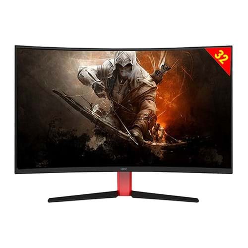 Màn hình máy tinh HKC 31,5&quot; M32A7Q QHD 144Hz màn LED cong chuẩn gaming - kết nối DVI/HDMI/DP (Đen)