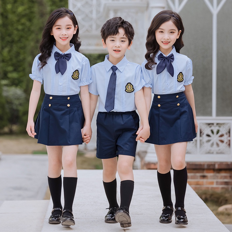 Bộ Đồng Phục Học Sinh Phong Cách Anh Quốc Mùa Hè Mẫu Giáo Mới