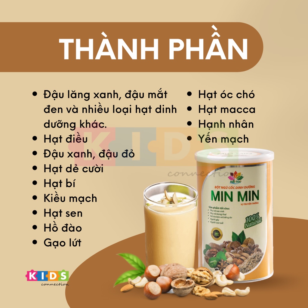 Ngũ cốc dinh dưỡng bà bầu/ lợi sữa Min Min 29 Loại Hạt cao cấp 500g
