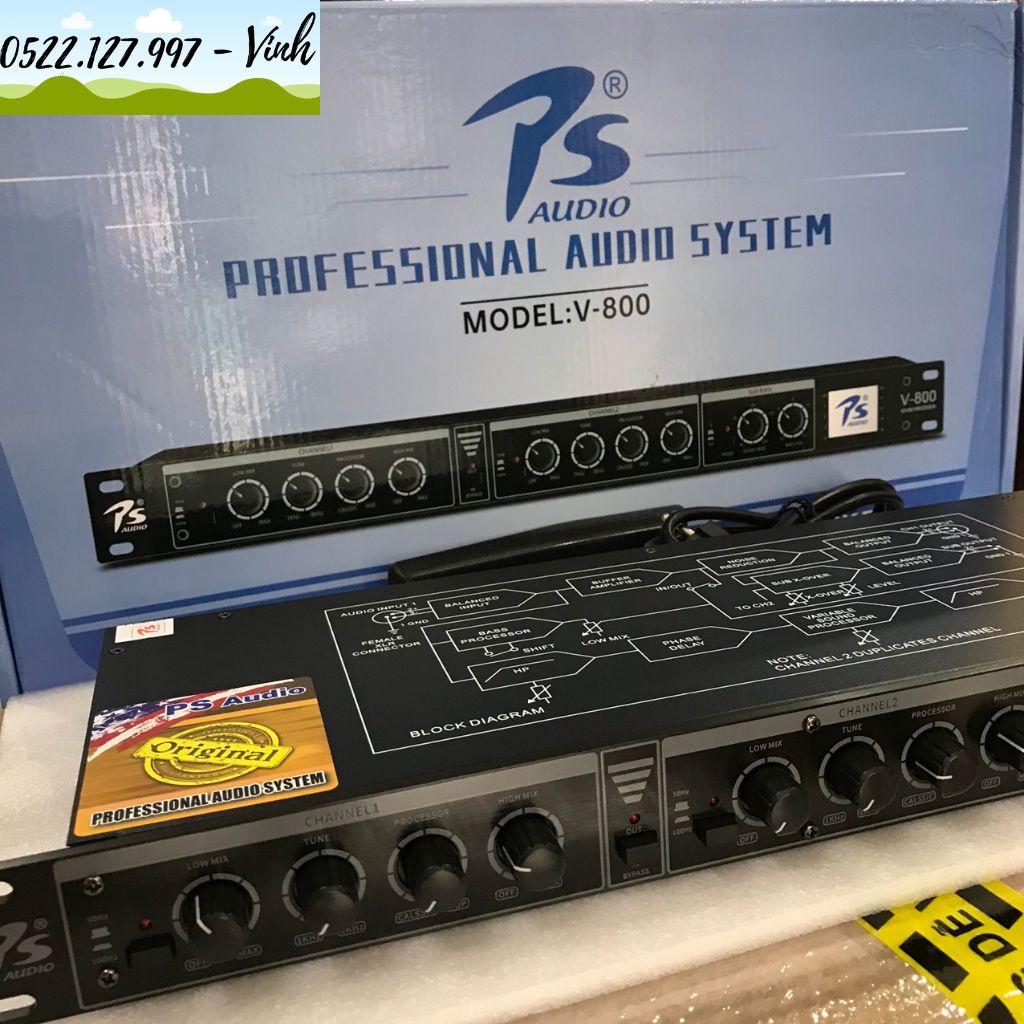 Máy nâng tiếng PS Audio V800 - Hàng chính hãng - Gia Khang Shop
