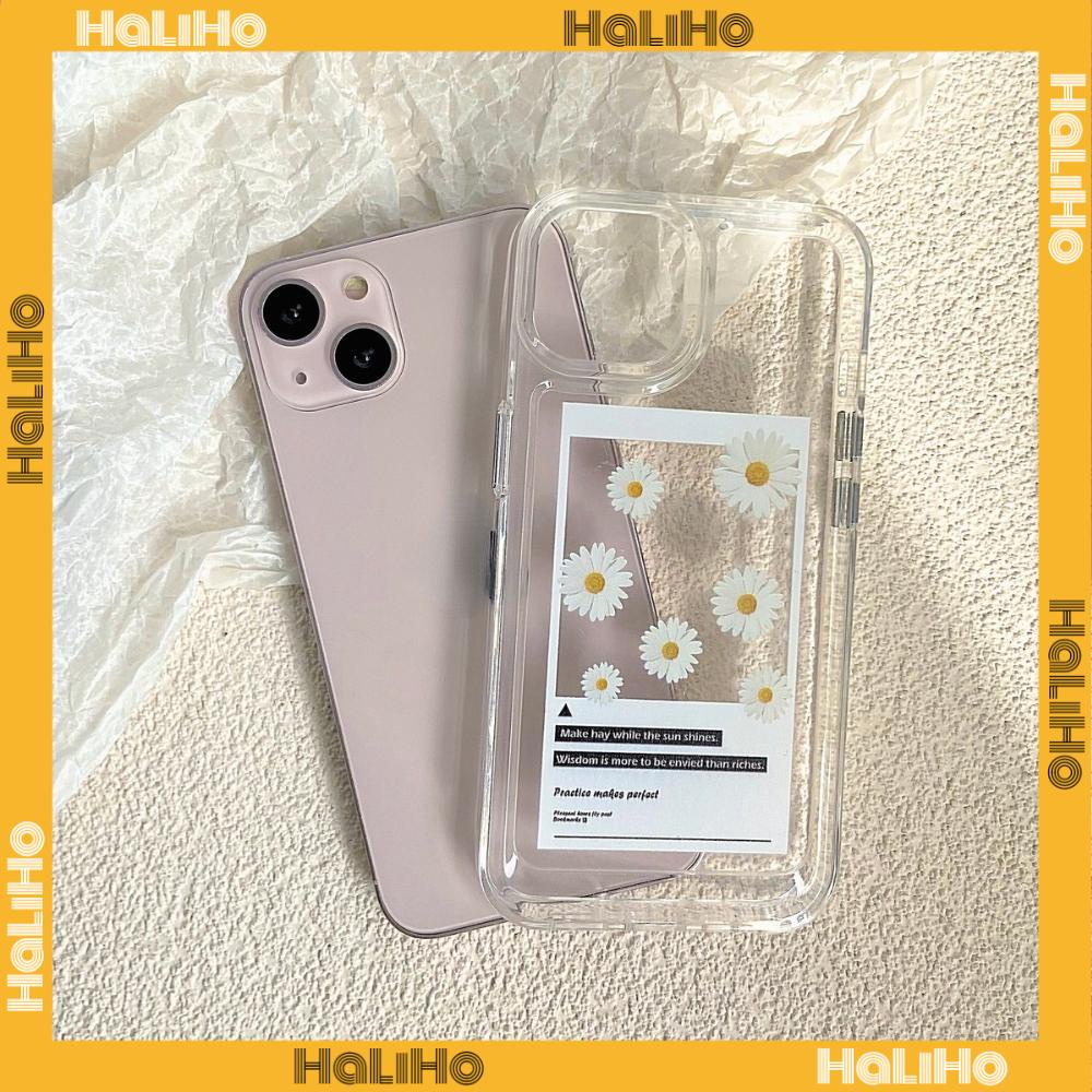 Ốp điện thoại silicon mềm trong suốt chống sốc hình hoa thích hợp cho iPhone 11 13 Pro Max 12 Pro Max 7+ XR